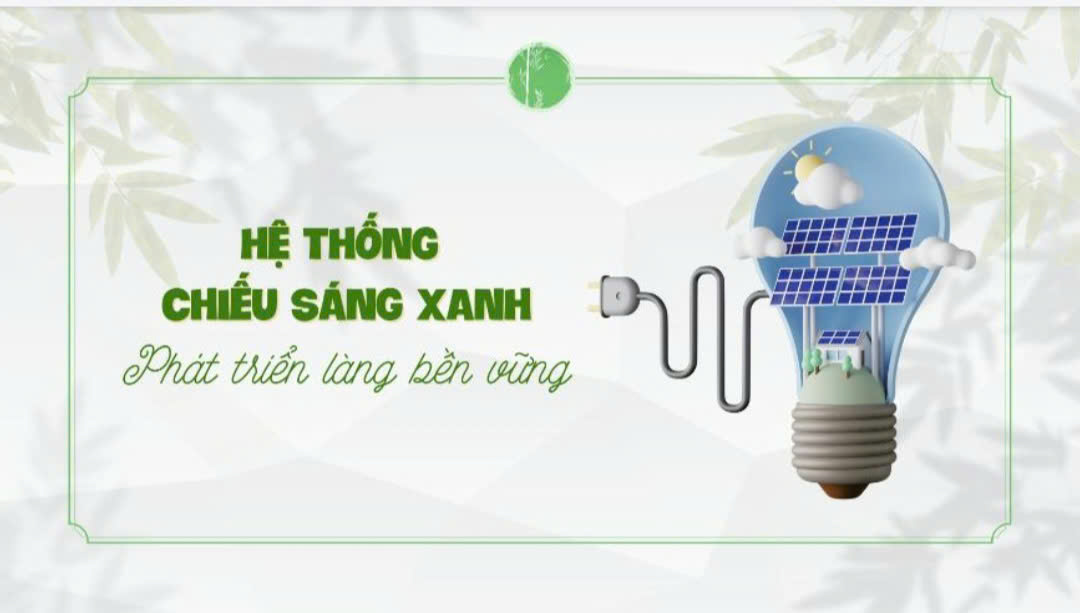 Hệ thống chiếu sáng xanh